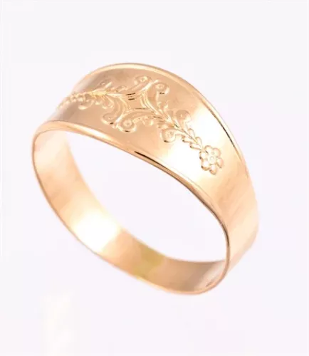 Medelpadsring i 18K guld 180249R