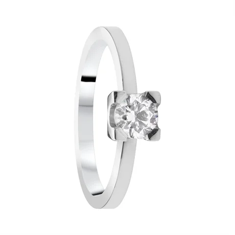 Solitär 0,75 Silver CZ