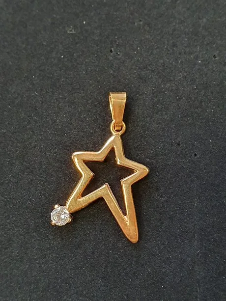Stjärna med cz 18K 181816H