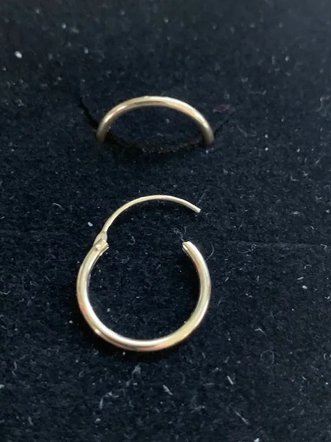 Creolörhängen 18K