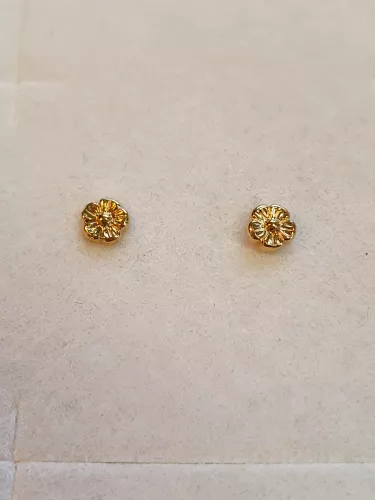Örhängen blomma fasta 18K 181127Ö
