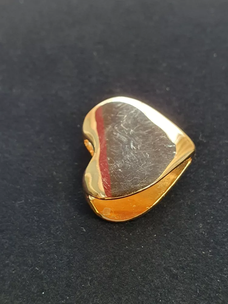 Hjärta matt/blank 18K 181238H
