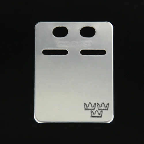ID-bricka 17x23mm Silver