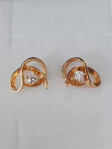 Örhänge m cz 18K 180697Ö
