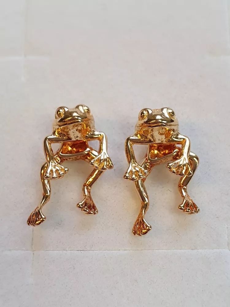 Örhänge groda fasta 18K 180757Ö