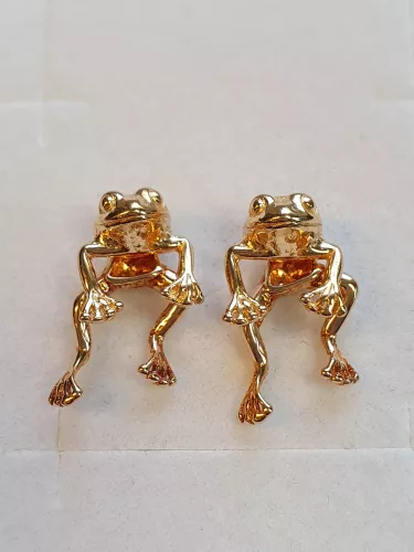 Örhänge groda fasta 18K 180757Ö
