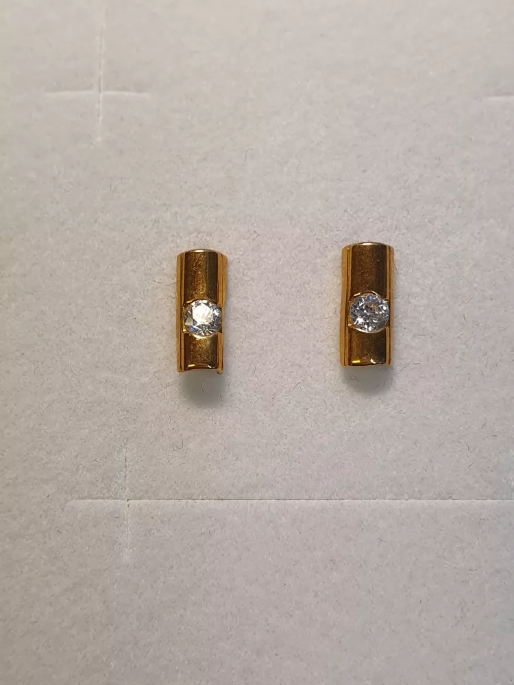 Örhänge m cz 18K 180819Ö