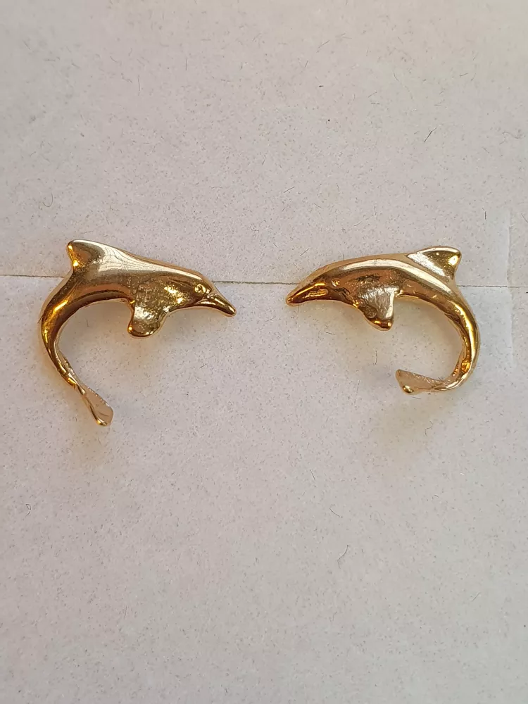 Örhänge delfin fasta 18K 180858Ö