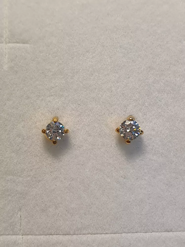Örhänge m cz 18K 180937Ö