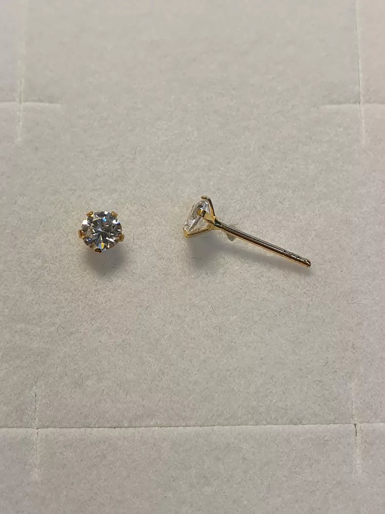Örhänge m cz sten 18K 180957Ö