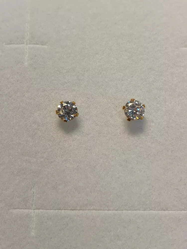 Örhänge m cz sten 18K 180957Ö