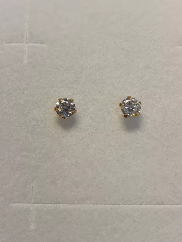 Örhänge m cz sten 18K 180957Ö