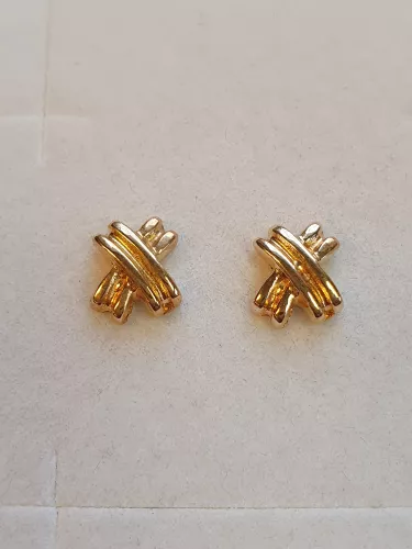 Örhängen kryss fasta 18K 180982Ö