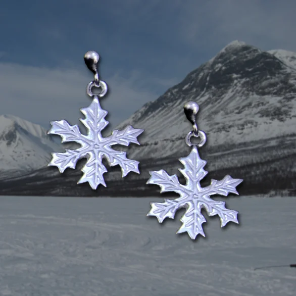 Snöstjärna örhänge