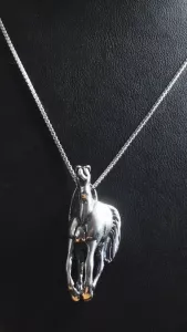 Häst - stor silver 9250559H