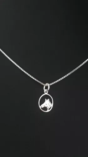 Hästhuvud i ram silver 9250024H
