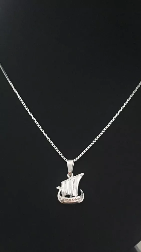 Vikingaskepp - litet silver 9250074H