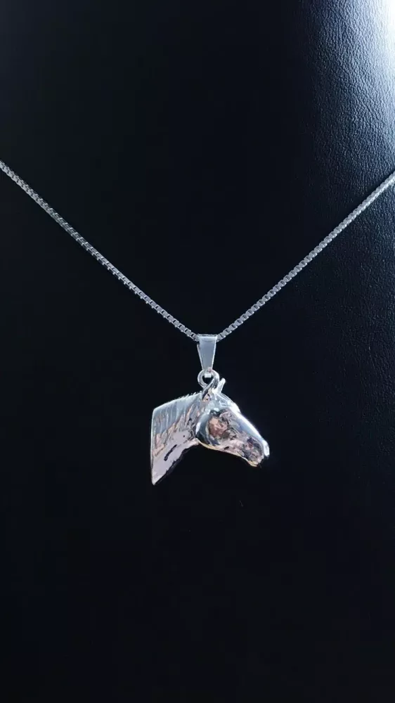 Hästhuvud silver 9250301H