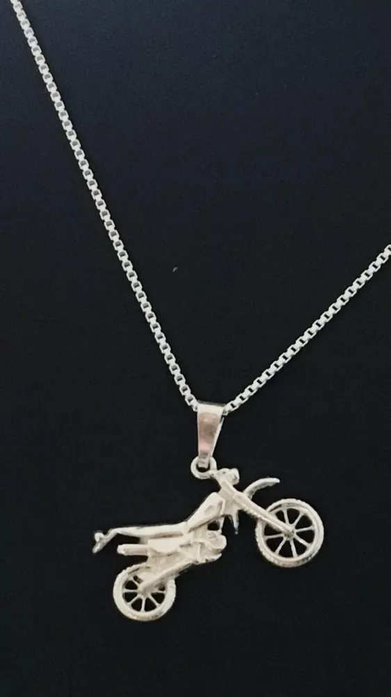 Crossmotorcykel silver 9250507H