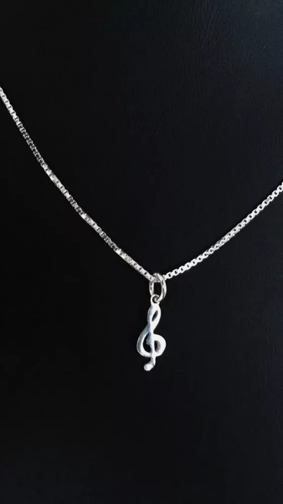 G-klav - liten silver 9250522H