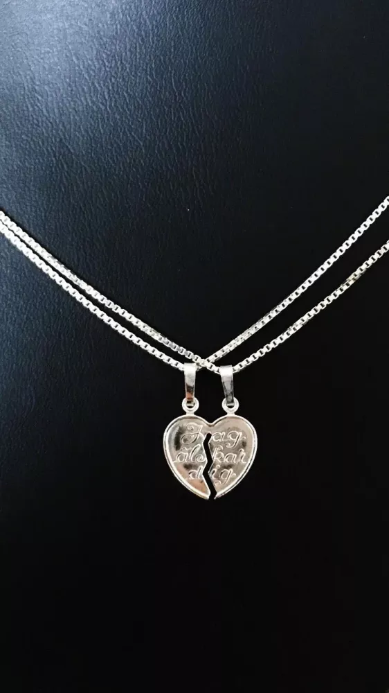 Brythjärta "Jag älskar dig" silver 9250549H