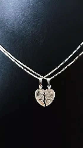 Brythjärta "Jag älskar dig" silver 9250549H
