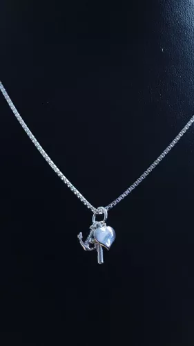 Tro hopp & kärlek silver 9250572H