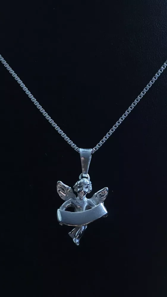 Ängel med skylt silver 9250737H