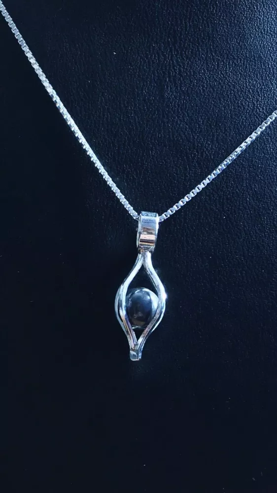 Hänge med hematit silver 9250851H