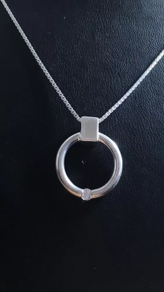 Ring med sten silver 9250868H
