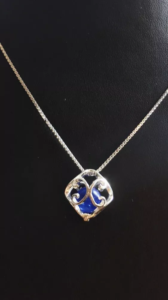Hänge med blå sten silver 9251175H