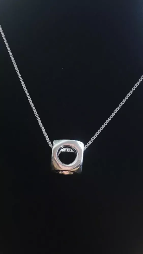 Ihålig tärning - liten silver 9251489H