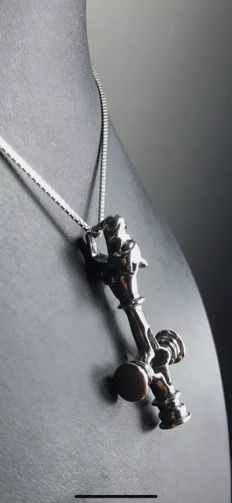 Vargkors oxiderat silver 9251599H