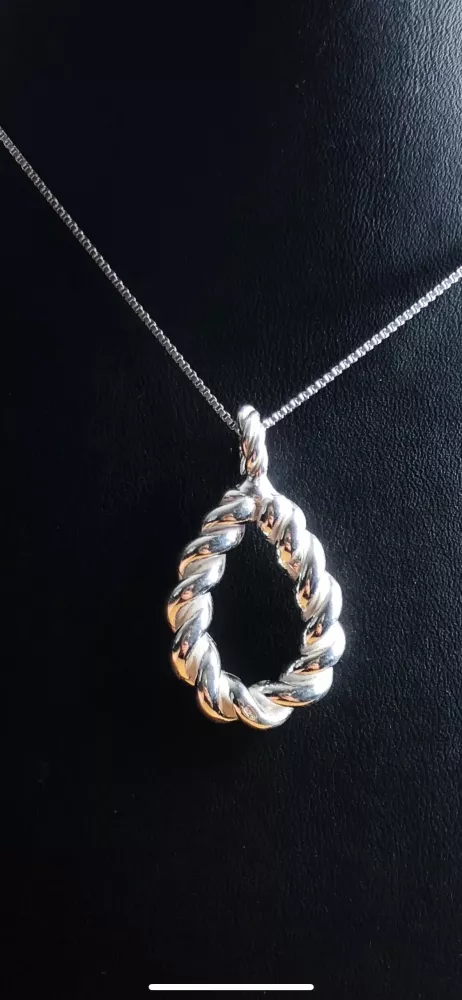 Snurrad droppe silver 9251626H