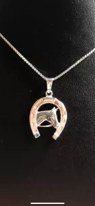 Hästsko och häst silver 9251689H