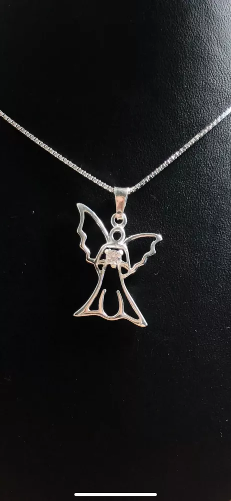 Ängel med sten silver 9251720H