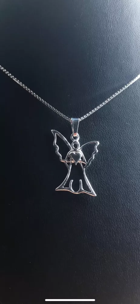 Ängel med hjärta silver 9251773H
