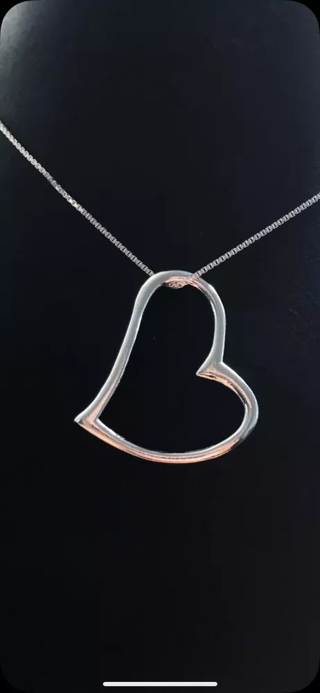 Vändbart hjärta silver 9251830H