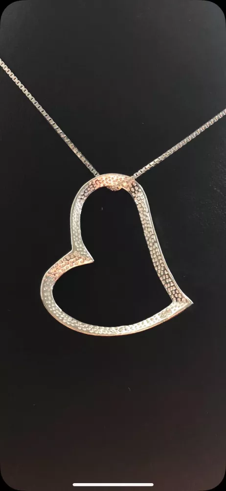 Vändbart hjärta silver 9251830H