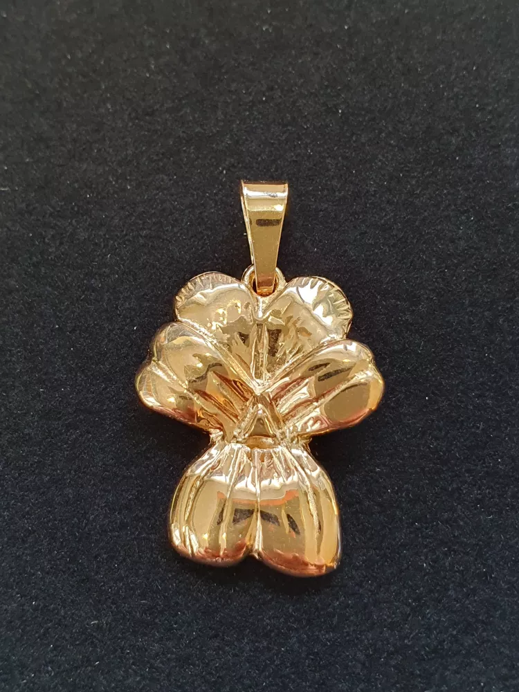 Styvmorsviol hänge 18K