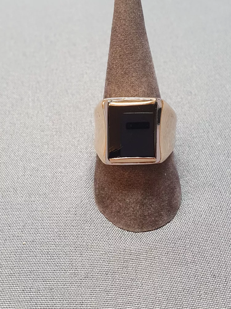 Klackring m onyx 62,5 13,4gr 18K