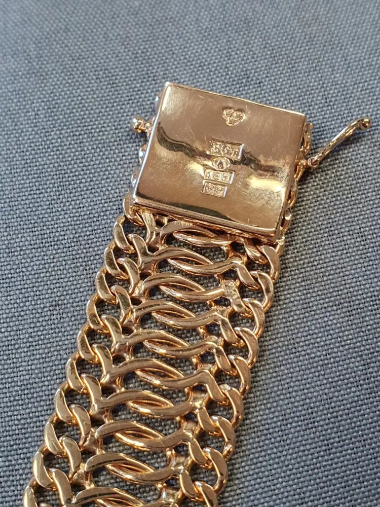 Armband fantasi 19cm 40,9gr 18K