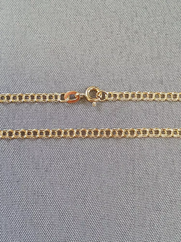 Bismarck halsband rak 18K 01-BIS105