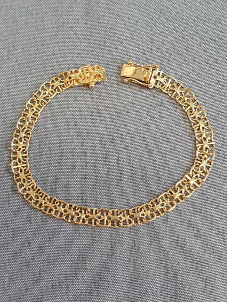 X-länk armband med stav 01-XSTAV105