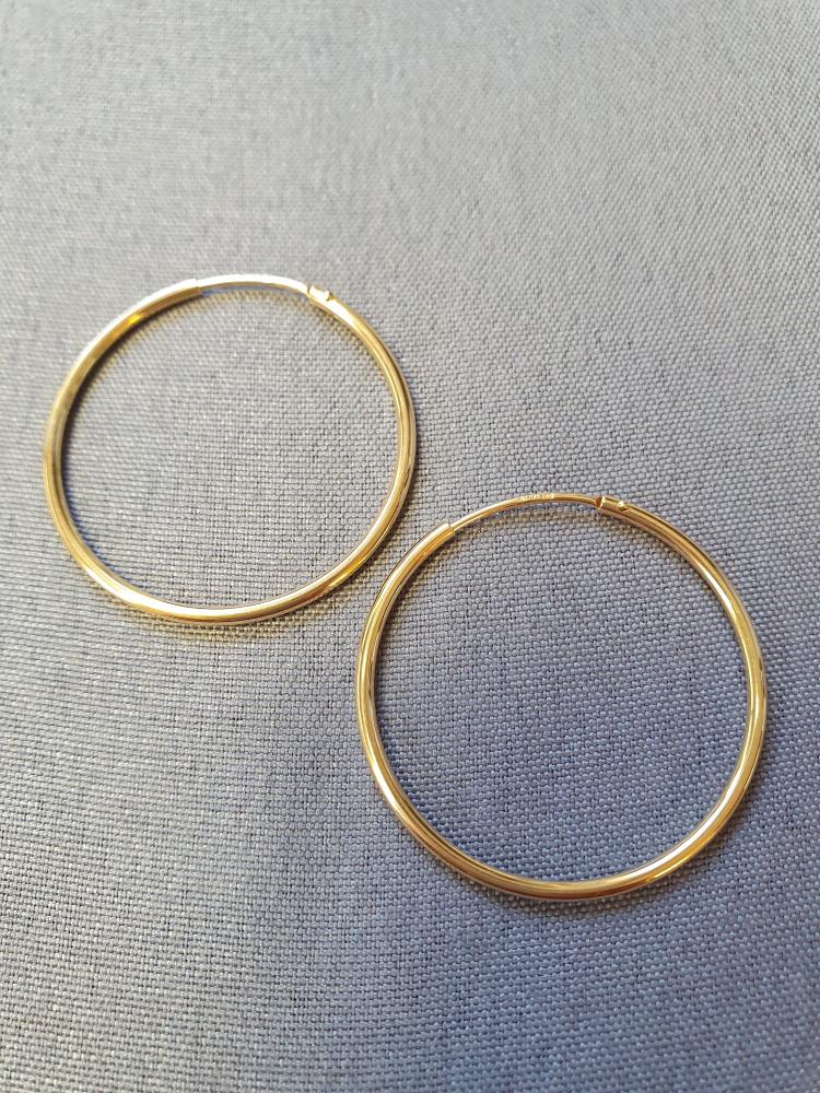 Creolörhängen 18K
