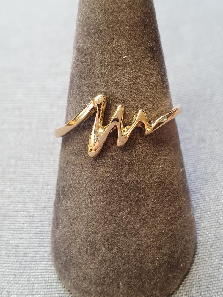 Ring m hjärtkurva 18K 180827R