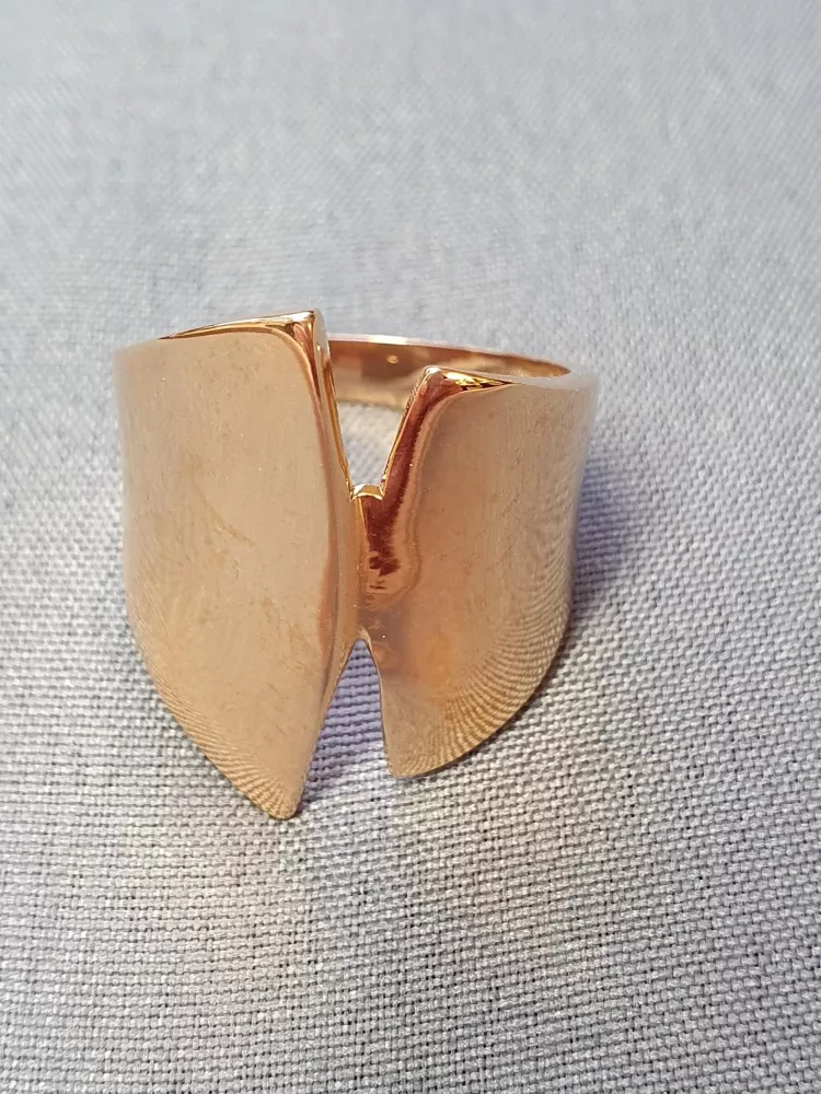 Guldring bred, blank 18K 180802R