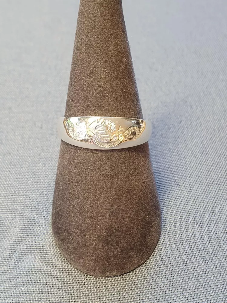 Silverring m mönster 9250368R