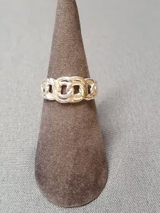 Silver bismarck ring 9250392R
