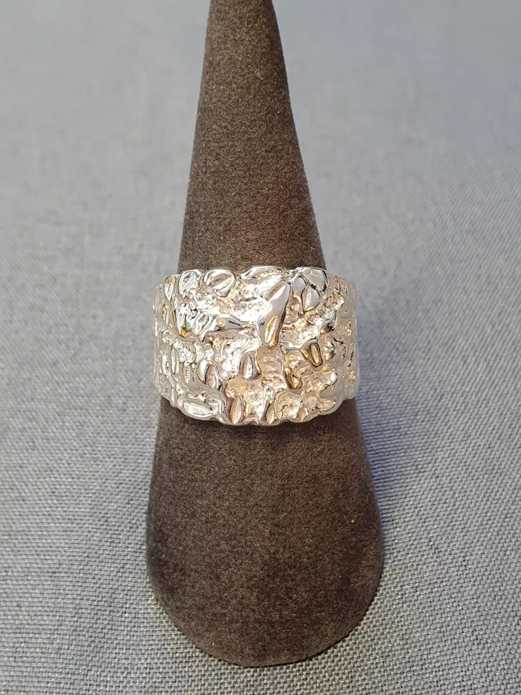 Silverring skrovlig 9250689R